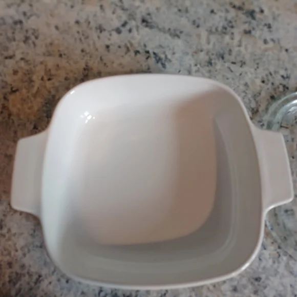 Rare 1969-72 3pcCorningware Spice Of Life  L' Echalote 1qt casserole dish w/lid. - Picture 4 of 8